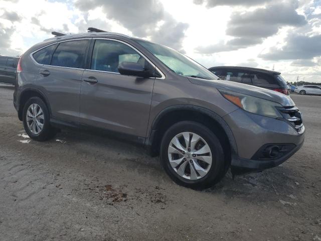 5J6RM4H7XDL016774 - 2013 HONDA CR-V EXL Brązowy zdjęcie 4