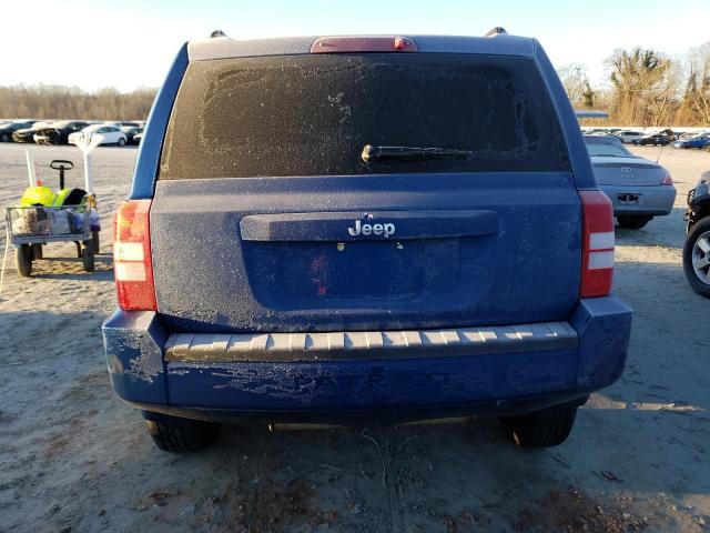 1J4NT2GA7AD508395 - 2010 JEEP PATRIOT SPORT BLUE photo 6