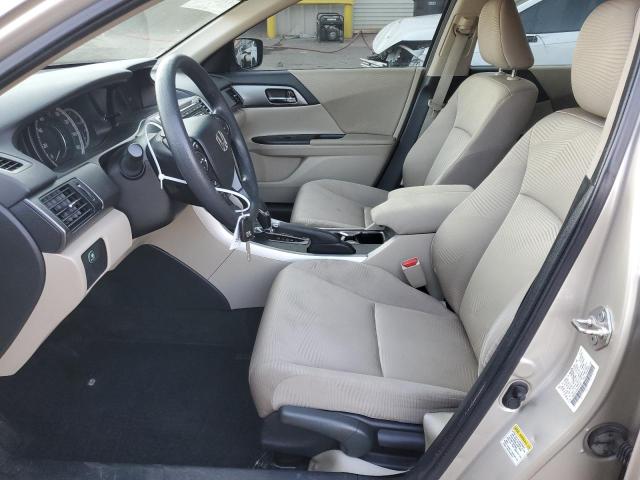 1HGCR2F3XEA134288 - 2014 HONDA ACCORD LX BEIGE photo 7