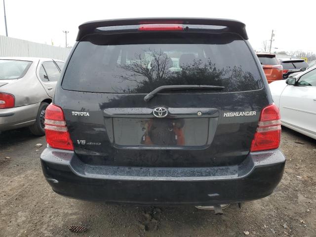 JTEHF21A330157445 - 2003 TOYOTA HIGHLANDER LIMITED BLACK photo 6