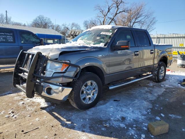 1FTFW1EF3BFA61158 - 2011 FORD F150 SUPERCREW GRAY photo 1