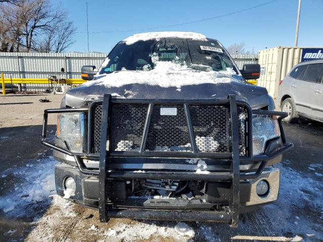 1FTFW1EF3BFA61158 - 2011 FORD F150 SUPERCREW GRAY photo 5