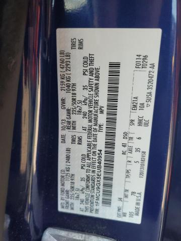 1FMCU9GX5EUB40954 - 2014 FORD ESCAPE SE Mavi foto 14