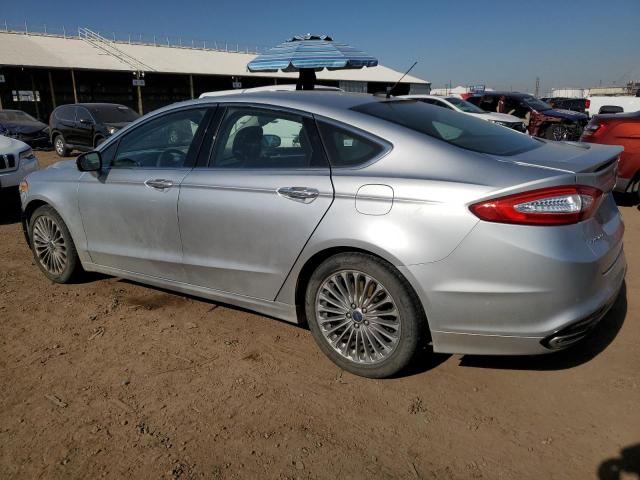 3FA6P0K93ER102715 - 2014 FORD FUSION TITANIUM SILVER photo 2