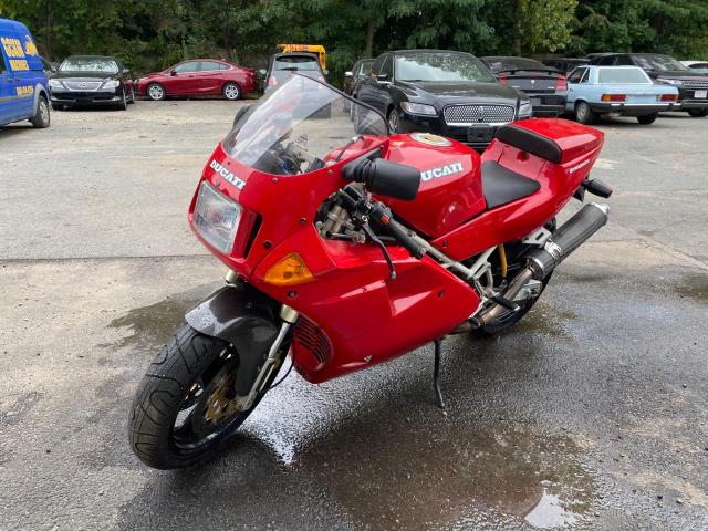 ZDM1HB6R3NB004199 - 1992 DUCATI 851 SPORT RED photo 2