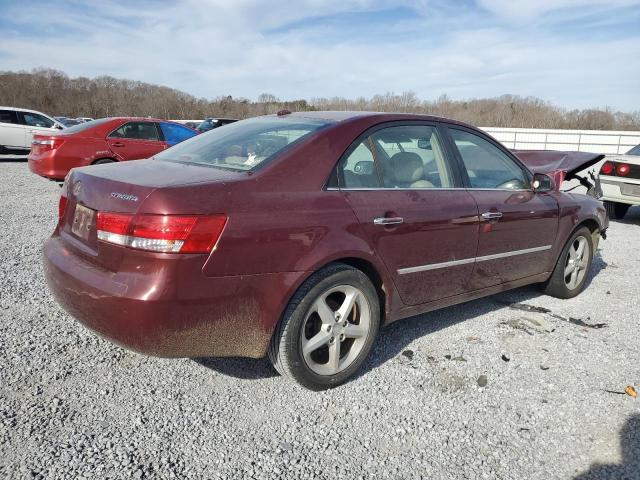 5NPEU46C48H363113 - 2008 HYUNDAI SONATA SE BURGUNDY photo 3