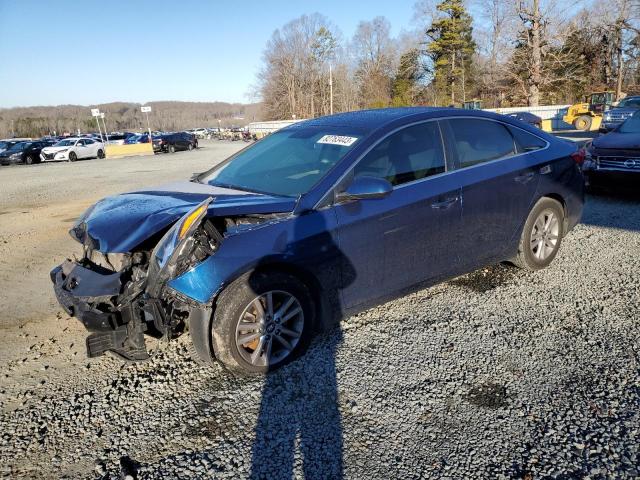 5NPE24AF9FH212160 - 2015 HYUNDAI SONATA SE BLUE photo 1