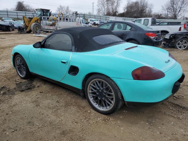 WP0CA29861U620277 - 2001 PORSCHE BOXSTER TURQUOISE photo 2