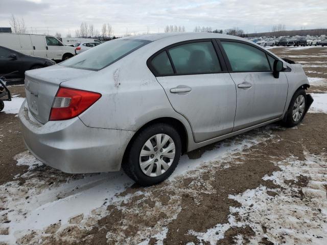 2HGFB2F45CH058147 - 2012 HONDA CIVIC LX SILVER photo 3