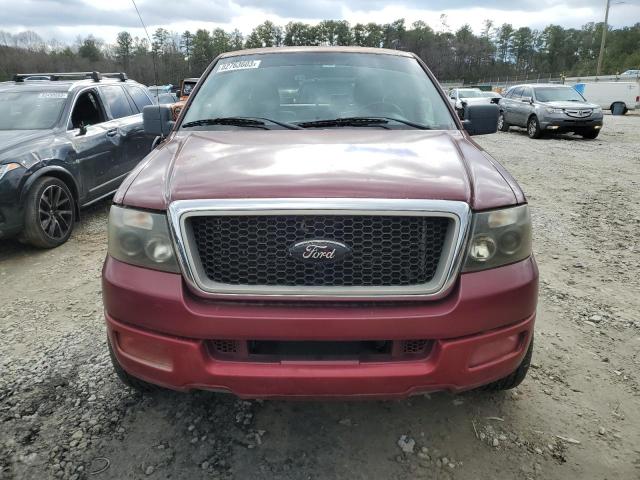 1FTPX12594NC71057 - 2004 FORD F150 MAROON photo 5