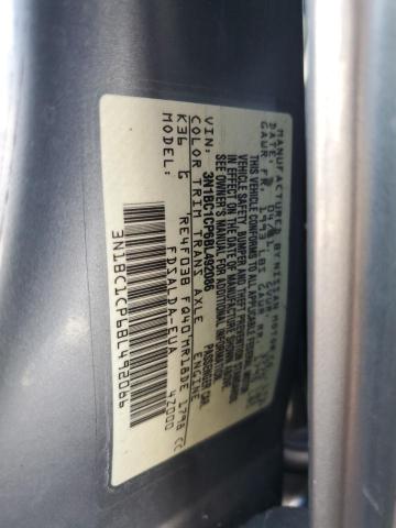 3N1BC1CP6BL492086 - 2011 NISSAN VERSA S Күміс фото 12