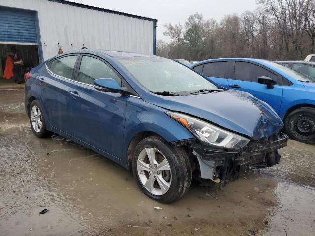 KMHDH4AE2GU564842 - 2016 HYUNDAI ELANTRA SE BLUE photo 4