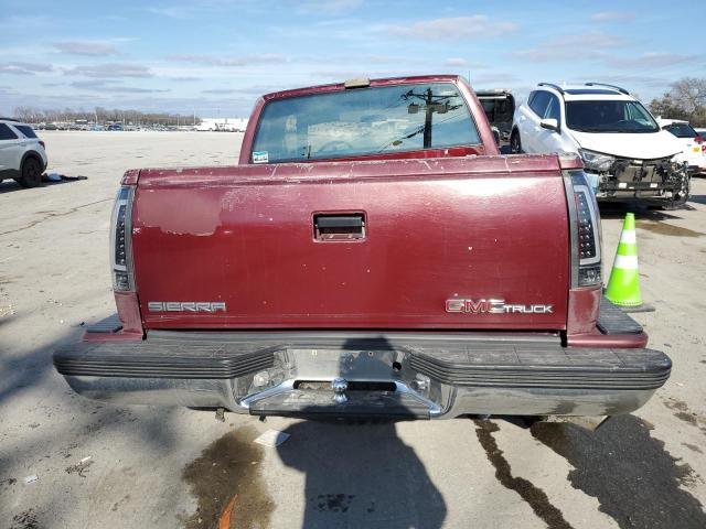 2GTEC19K2P1532372 - 1993 GMC SIERRA C1500 MAROON photo 6