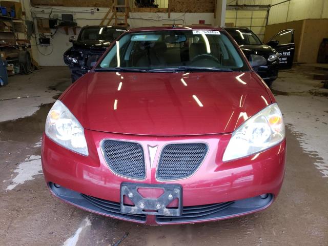 1G2ZG57N684179073 - 2008 PONTIAC G6 BASE RED photo 5