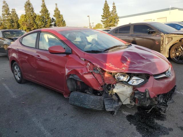 KMHDH4AE7EU206780 - 2014 HYUNDAI ELANTRA SE RED photo 4