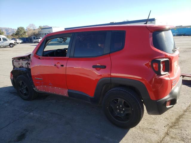 ZACCJBAB0HPE88247 - 2017 JEEP RENEGADE SPORT RED photo 2