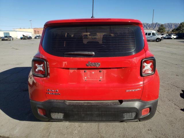 ZACCJBAB0HPE88247 - 2017 JEEP RENEGADE SPORT RED photo 6