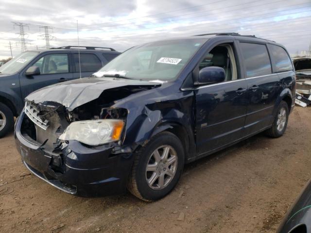 2A8HR54P28R816103 - 2008 CHRYSLER TOWN & COU TOURING BLUE photo 1