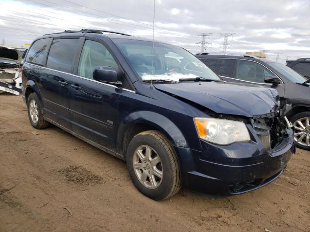 2A8HR54P28R816103 - 2008 CHRYSLER TOWN & COU TOURING BLUE photo 4