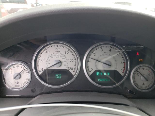 2A8HR54P28R816103 - 2008 CHRYSLER TOWN & COU TOURING BLUE photo 9