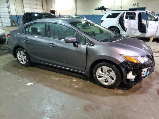 19XFB2F57FE065124 - 2015 HONDA CIVIC LX GRAY photo 4