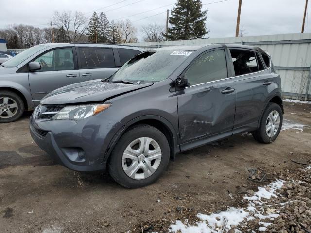 JTMBFREV7FJ039929 - 2015 TOYOTA RAV4 LE GRAY photo 1