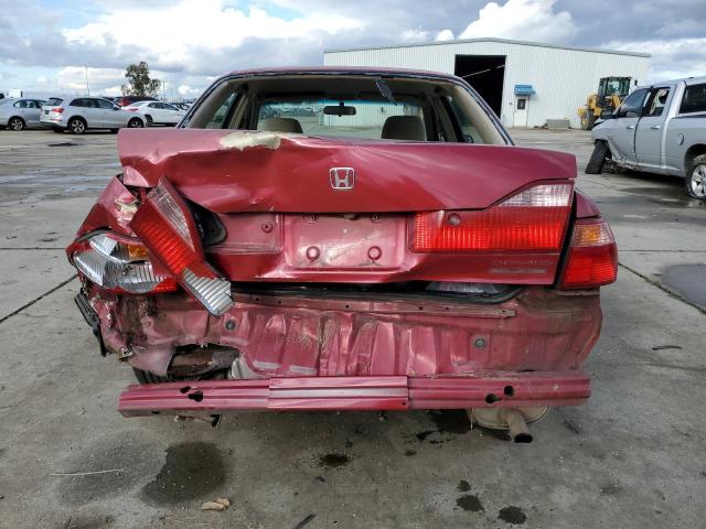 JHMCG6692YC019983 - 2000 HONDA ACCORD SE RED photo 6