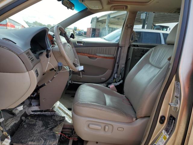 5TDZK22C58S186759 - 2008 TOYOTA SIENNA XLE GOLD photo 7