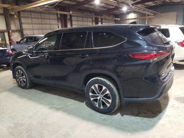 5TDHZRBH7MS145040 - 2021 TOYOTA HIGHLANDER XLE BLACK photo 2