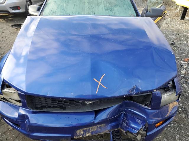 1ZVFT84N255238848 - 2005 FORD MUSTANG BLUE photo 11