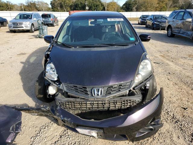 JHMGE8H50DC066274 - 2013 HONDA FIT SPORT PURPLE photo 5