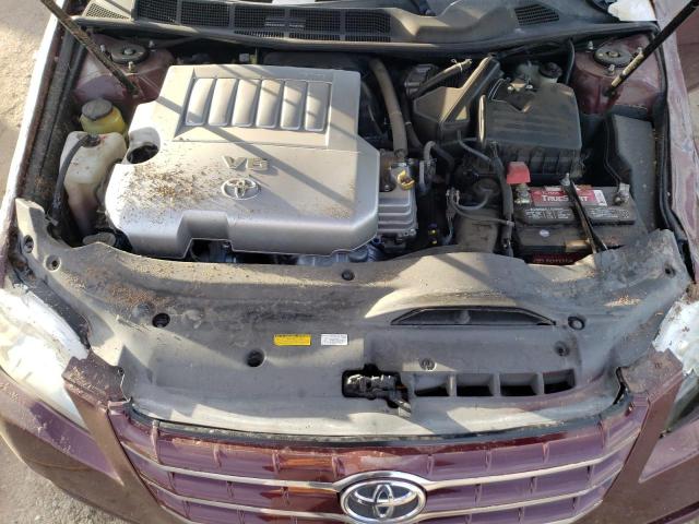 4T1BK36B47U187027 - 2007 TOYOTA AVALON XL BURGUNDY photo 11