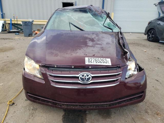 4T1BK36B47U187027 - 2007 TOYOTA AVALON XL BURGUNDY photo 5