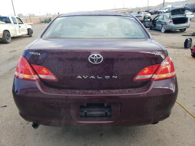 4T1BK36B47U187027 - 2007 TOYOTA AVALON XL BURGUNDY photo 6