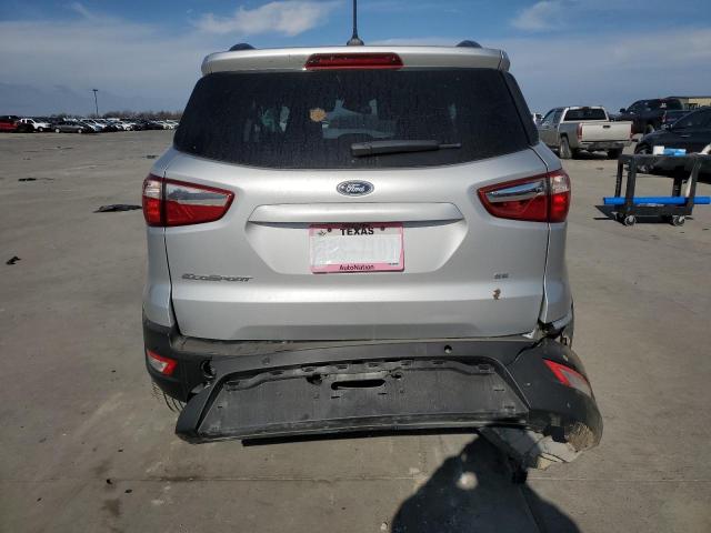 MAJ3S2GE8MC444645 - 2021 FORD ECOSPORT SE SILVER photo 6