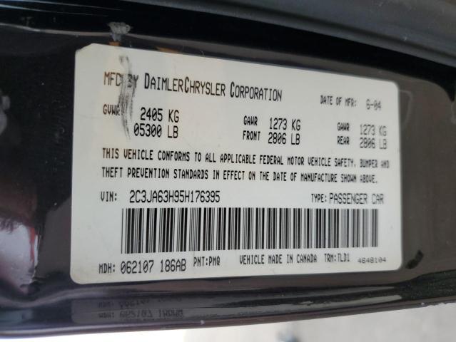 2C3JA63H95H176395 - 2005 CHRYSLER 300C BLACK photo 13