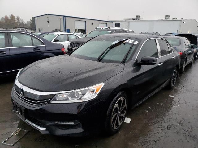 1HGCR2F02GA126839 - 2016 HONDA ACCORD EX BLACK photo 1