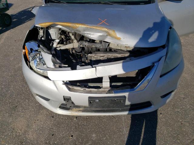 3N1CN7AP8DL891590 - 2013 NISSAN VERSA S SILVER photo 11