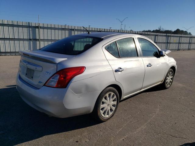 3N1CN7AP8DL891590 - 2013 NISSAN VERSA S SILVER photo 3