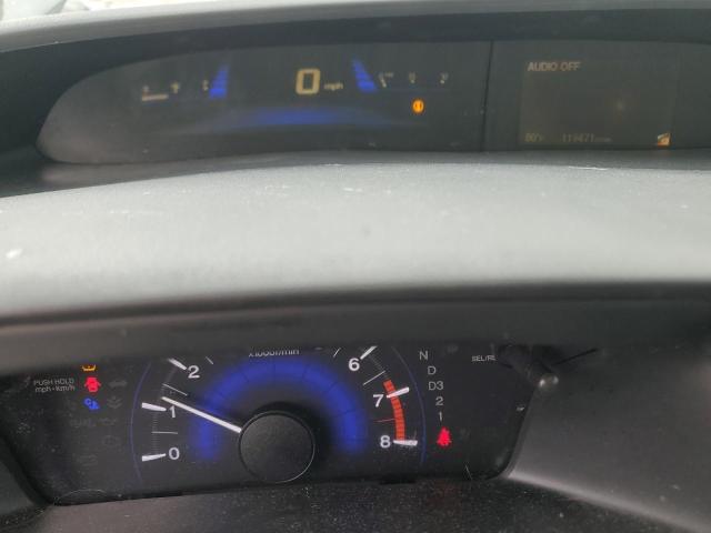 2HGFG3B80DH503542 - 2013 HONDA CIVIC EX BLACK photo 9