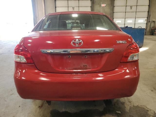 JTDBT4K35CL038924 - 2012 TOYOTA YARIS RED photo 6