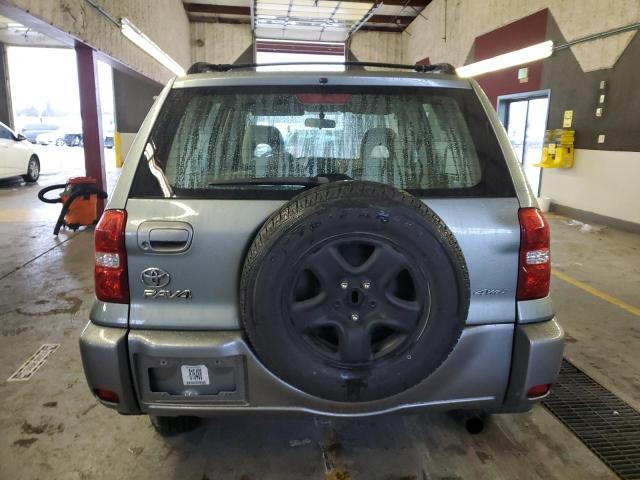 JTEHD20V240021500 - 2004 TOYOTA RAV4 GRAY photo 6