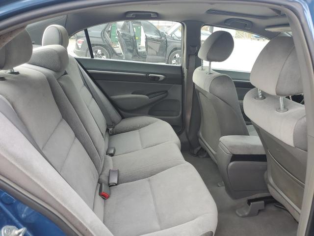 1HGFA16848L111169 - 2008 HONDA CIVIC EX BLUE photo 10