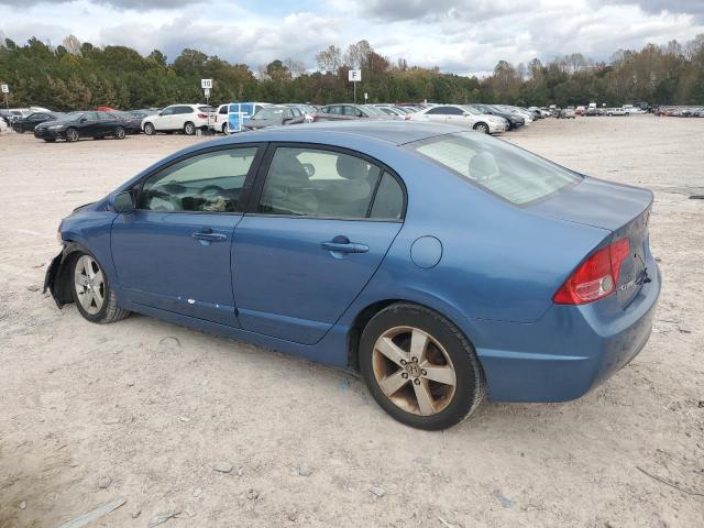 1HGFA16848L111169 - 2008 HONDA CIVIC EX BLUE photo 2