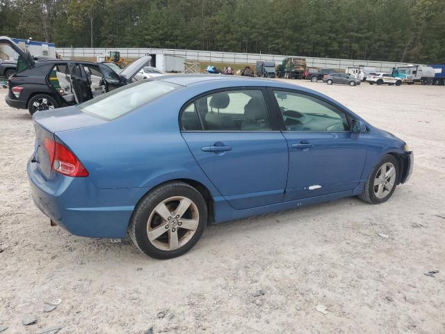 1HGFA16848L111169 - 2008 HONDA CIVIC EX BLUE photo 3