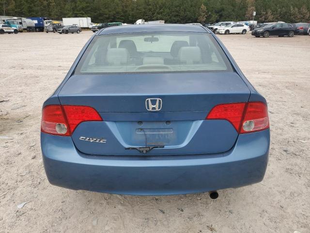 1HGFA16848L111169 - 2008 HONDA CIVIC EX BLUE photo 6