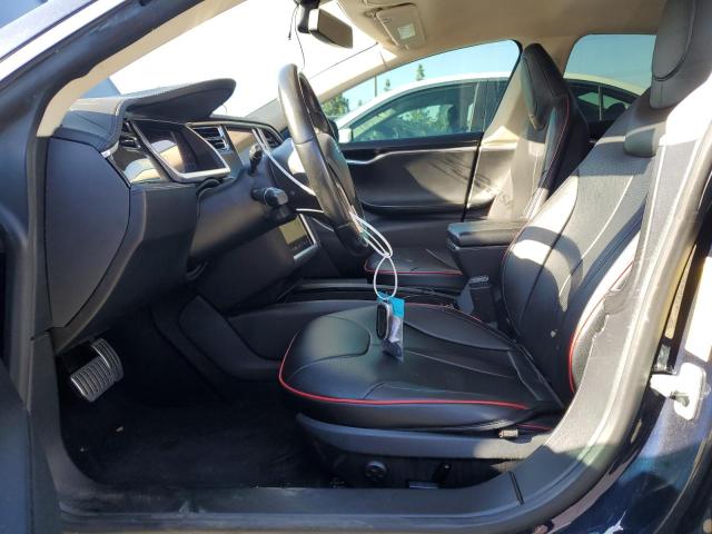 5YJSA1DP8DFP08832 - 2013 TESLA MODEL S Mavi foto 7