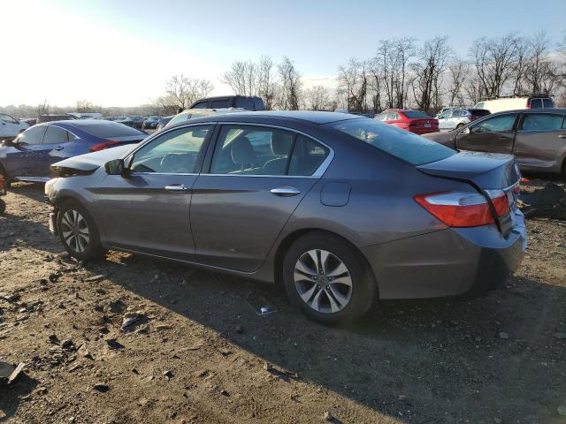 1HGCR2F3XFA176865 - 2015 HONDA ACCORD LX GRAY photo 2