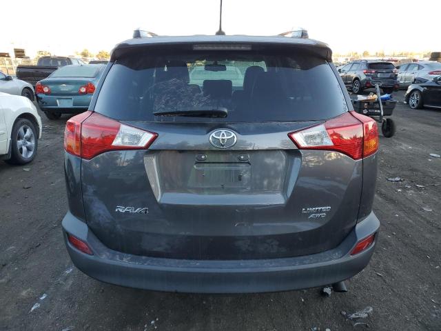 2T3DFREV8FW408811 - 2015 TOYOTA RAV4 LIMITED GRAY photo 6