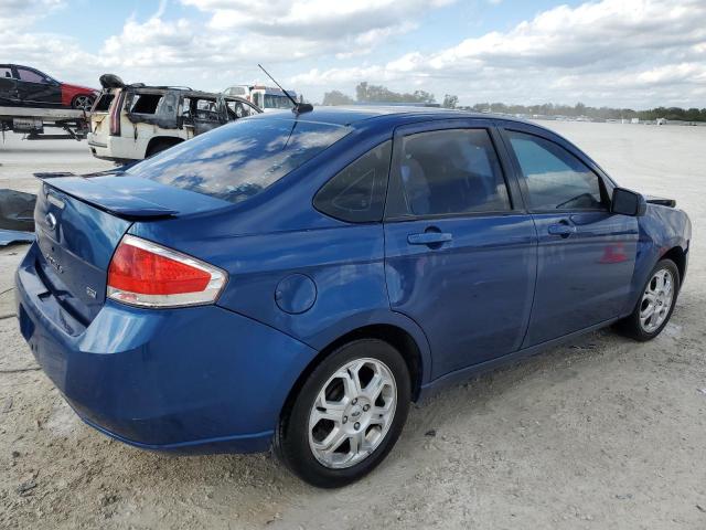 1FAHP36N29W189768 - 2009 FORD FOCUS SES BLUE photo 3